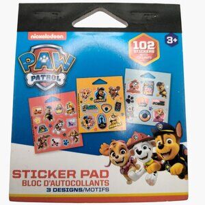 Nickelodeon Paw Patrol Sticker Pad 102  3 Designs Kids Crafts Party Favor
